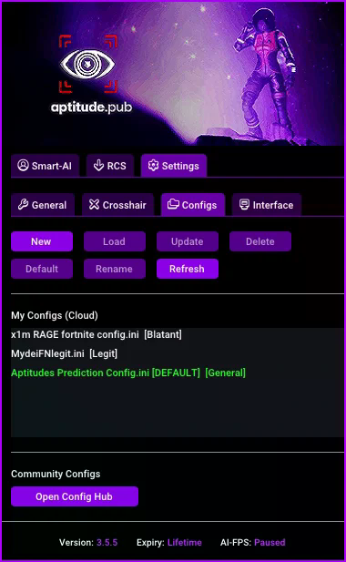 Fortnite Aptitude AI demonstration