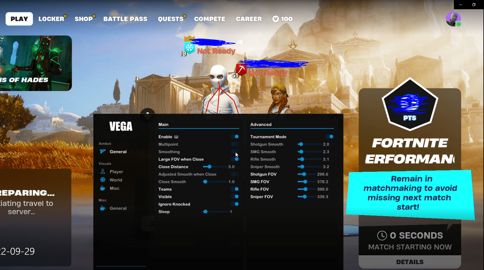Fortnite Vega demonstration