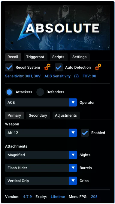 R6 aptitude Script demonstration