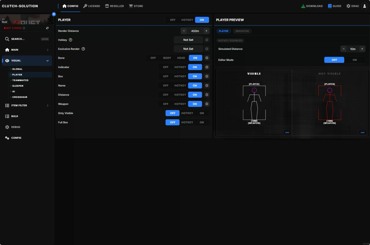 Rust Clutch Solution DMA demonstration