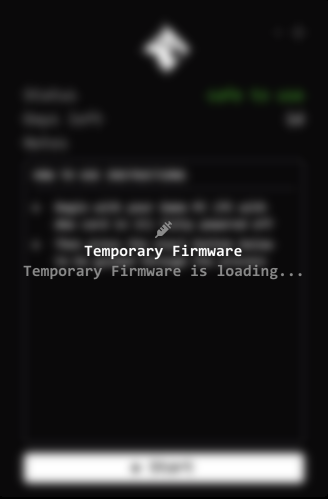Temporary Firmware demonstration