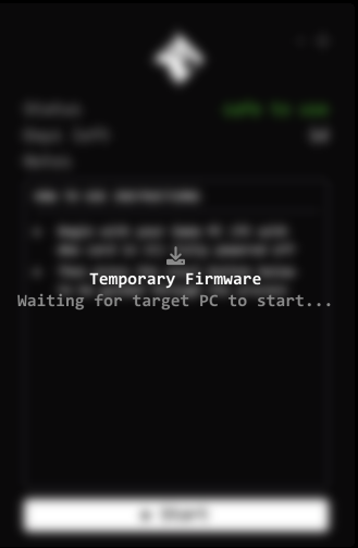 Temporary Firmware demonstration